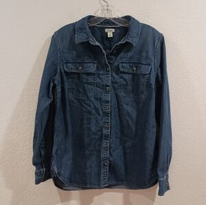 L.L. Bean Women's Denim Shirt